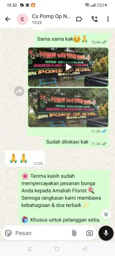Testimonial Papan Bunga cikadueun