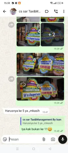 Testimonial Papan Bunga cikadueun