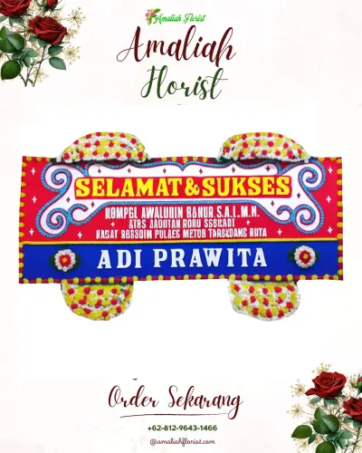 Karangan Bunga Ucapan Selamat cikadueun